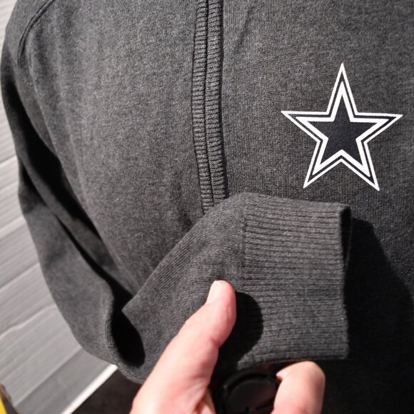 Dallas Cowboys Devon & Jones Men's Pullover Sweater 1/3 zip S-3XL New with Tag - Picture 4 of 9